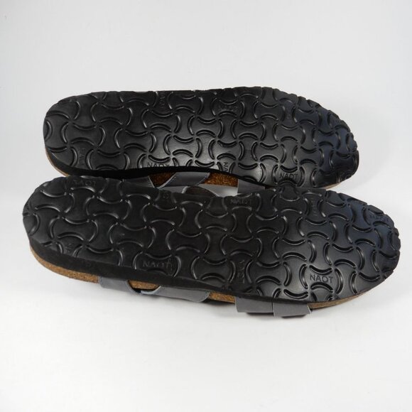Naot Kayla Wedge Sandals Size EU 42 11 11.5 Slate Grey Leather Comfort NEW $144 - Picture 8 of 10